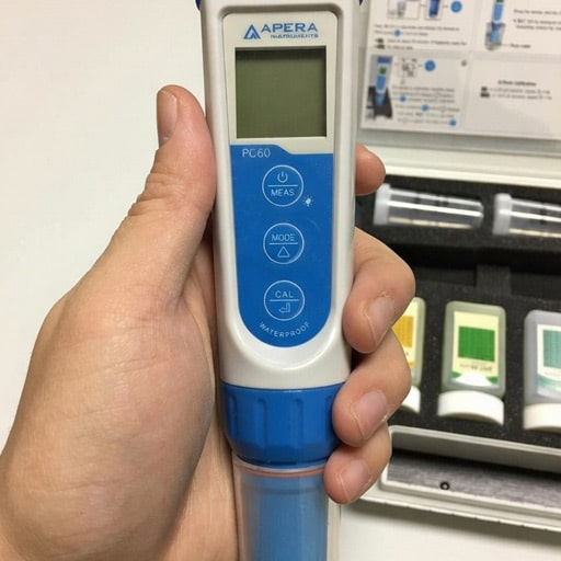 Apera-Instruments-digital-pH-pen-with-waterproof-casing-and-replaceable-probe