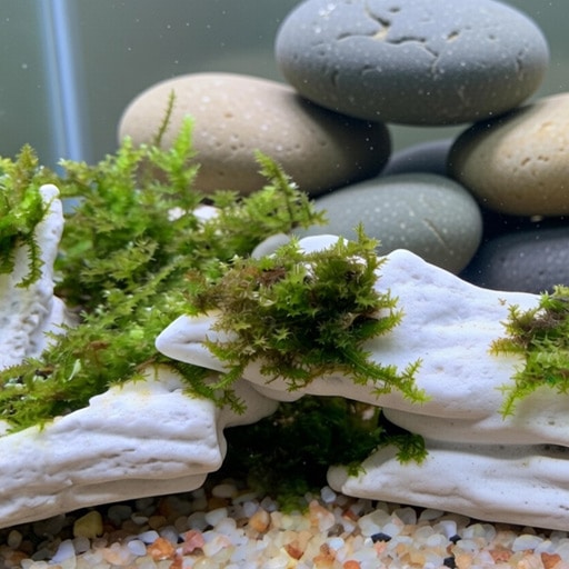 Thick-green-Java-Moss-providing-a-natural-hiding-spot-for-baby-shrimp