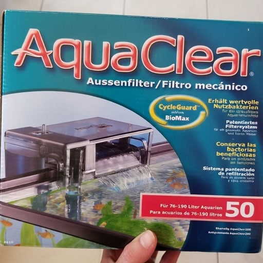 the-aqua-clear-50-gallon-fish-tank-flter-arrived-today