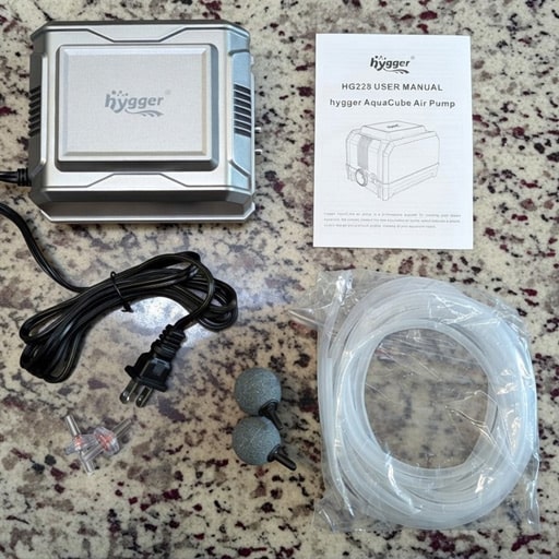 whats-in-the-box-image-for-the-hygger8-watt-aquarium-air-pump