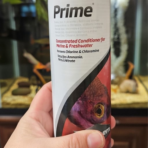 seachem prime is great and safe for my axolotls water
