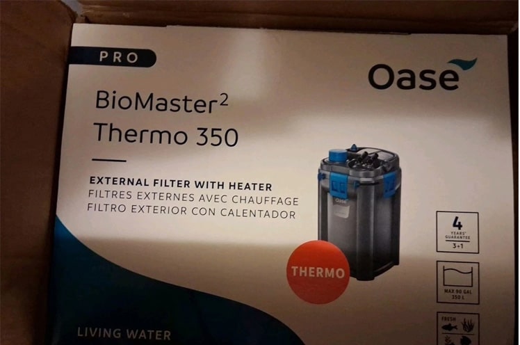 Excited that the Oase biomaster 350 has arrivied and ready to unbox and install