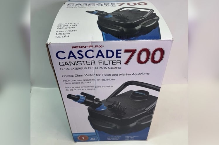the penn-plax cascade 700 canister fish tank filter just arrived